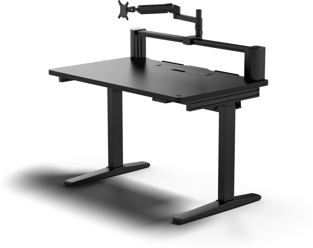 Corsair Platform:4 Svart Laminat Höj & Sänkbar