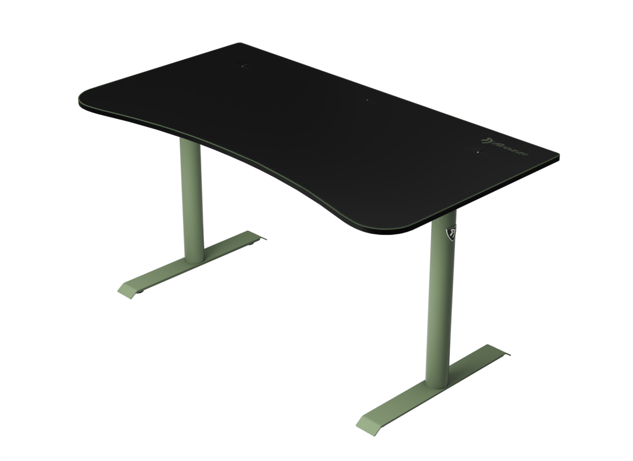 Arozzi Arena Gaming Medium Desk - Forest Green