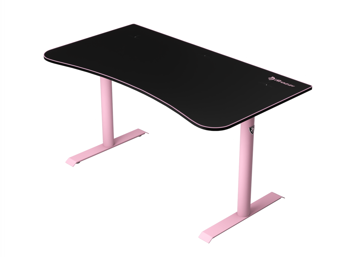 Arozzi Arena Gaming Medium Desk - Pink