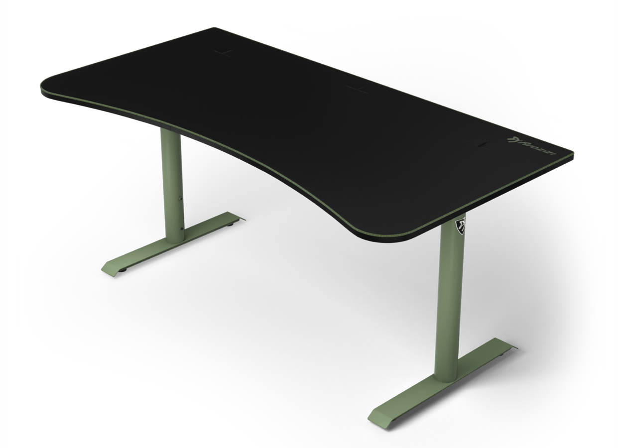 Arozzi Arena Gaming Desk - Forest Green