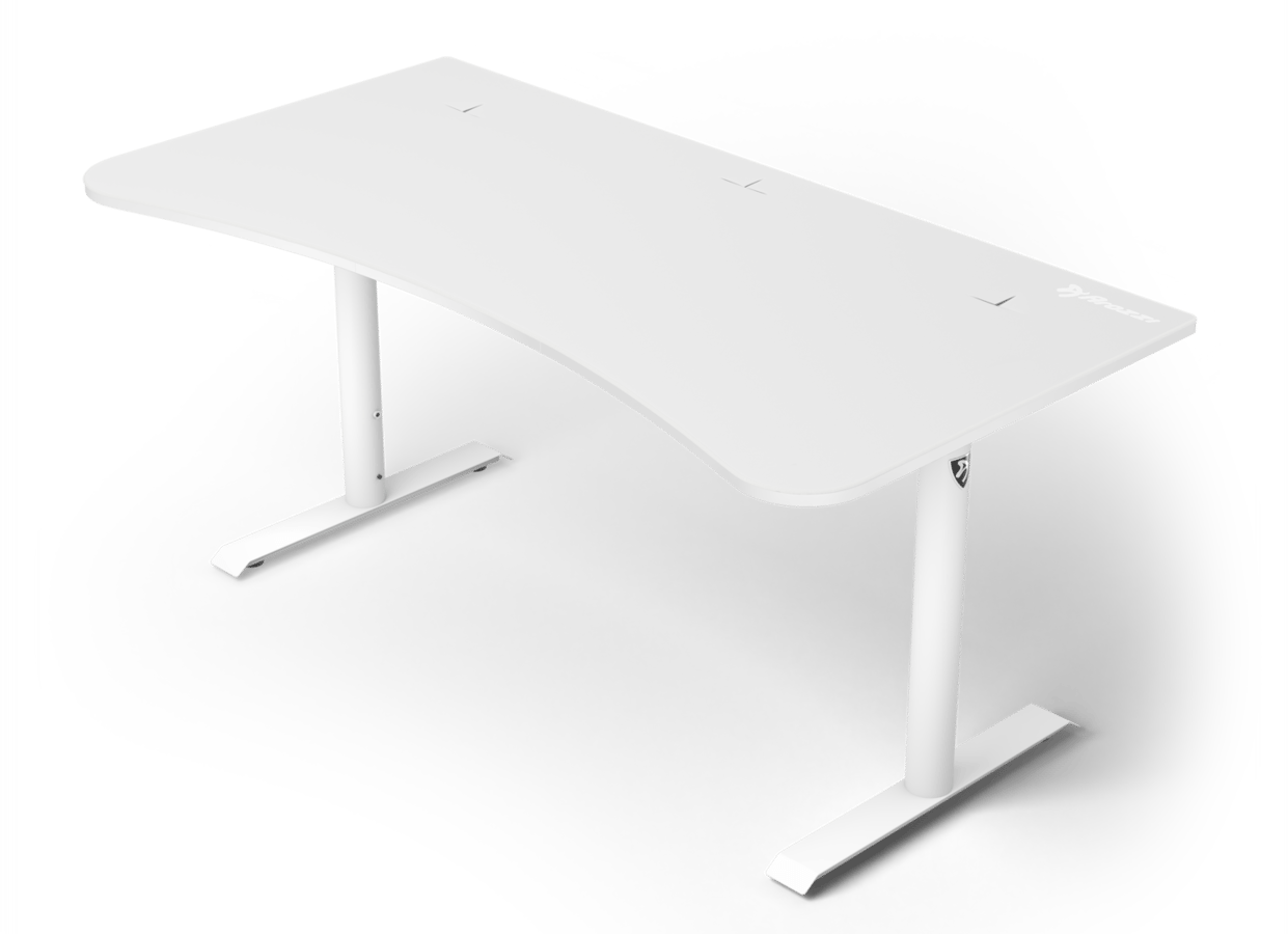 Arozzi Arena Gaming Desk - Pure White