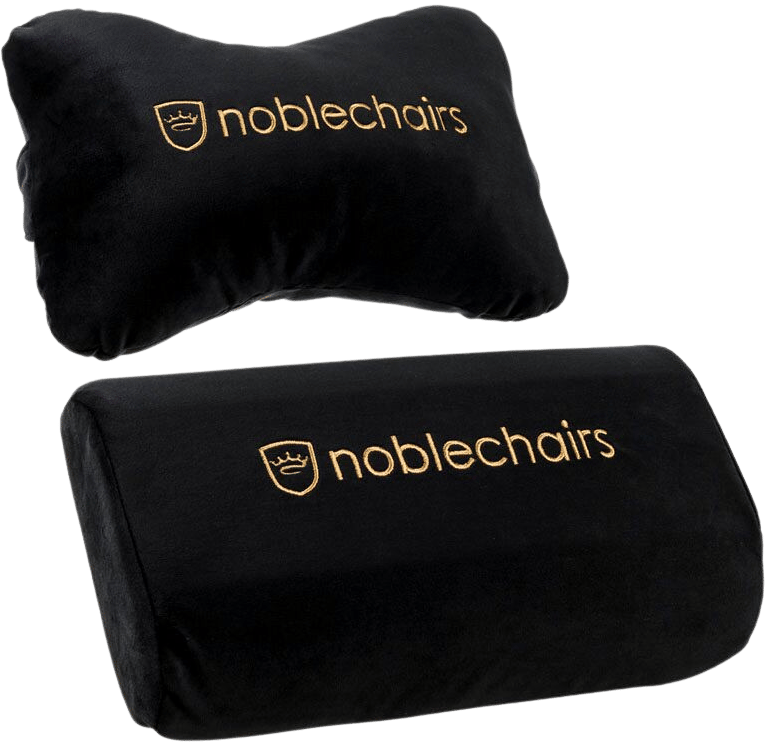 noblechairs Kuddset till EPIC/ICON/HERO/LEGEND Svart/Guld