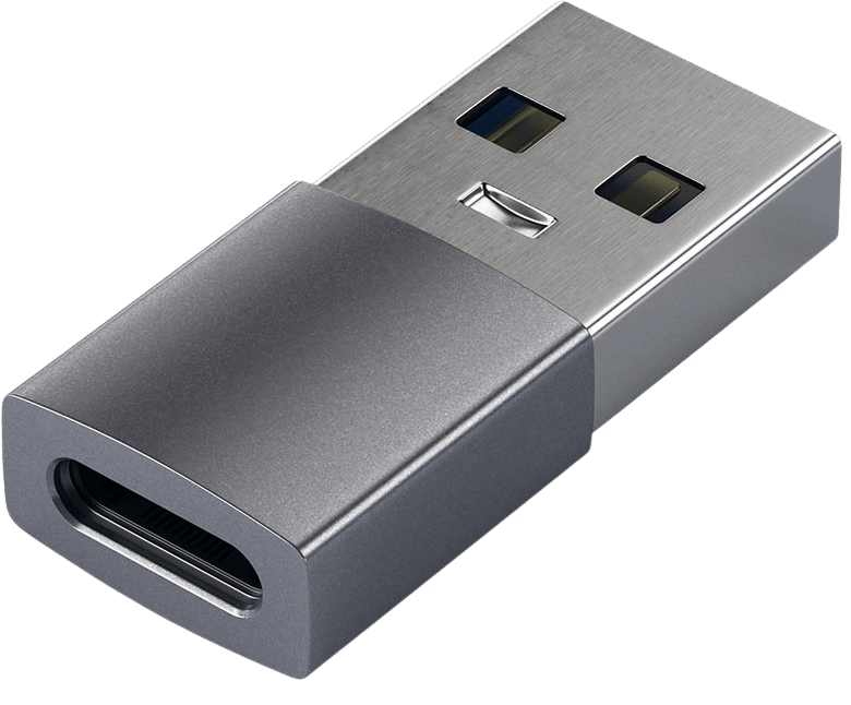 Satechi Adapter USB-A till USB-C Rymdgrå