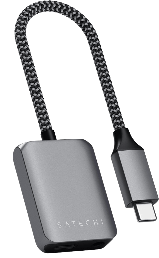 Satechi Adapter USB-C till 3.5 mm/USB-C PD