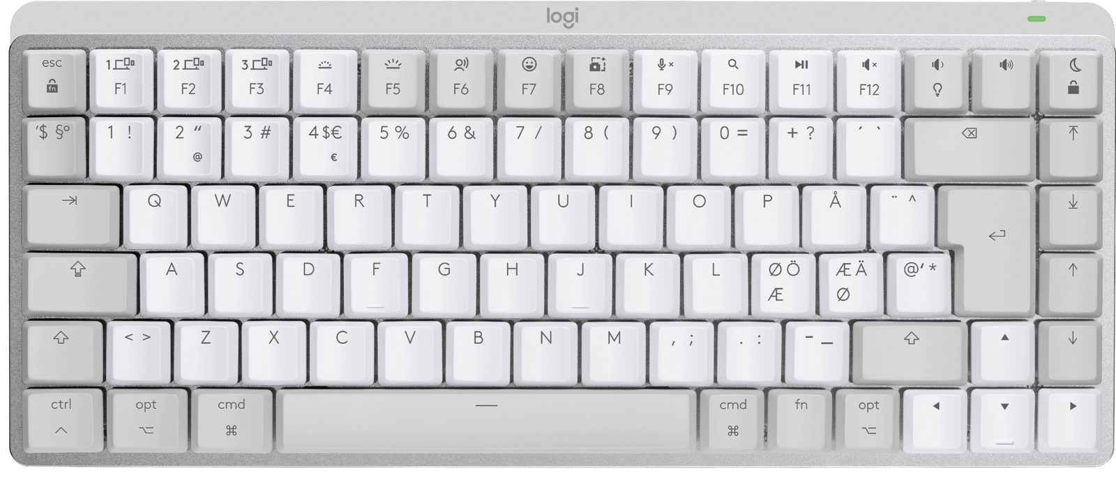 Logitech MX Mechanical Mini för Mac Ljusgrå