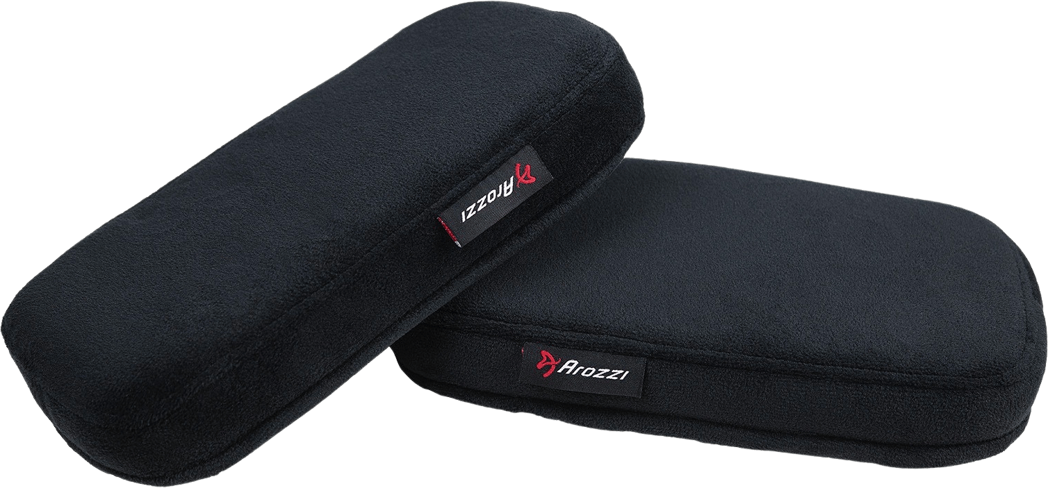 Arozzi Memory Foam Armrest Pads - Svart