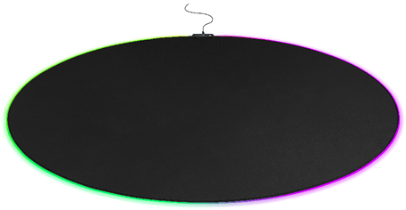 DELTACO Gaming DFP430 Golvskydd Svart RGB