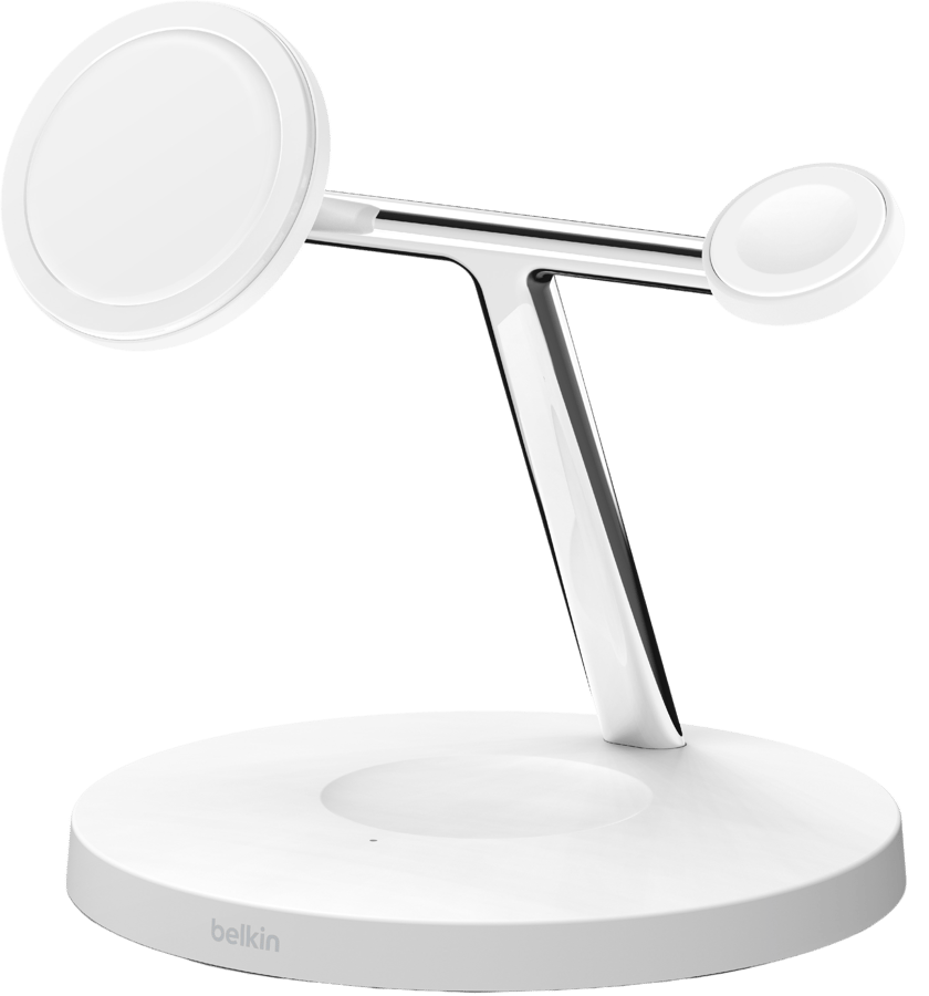 Belkin Magsafe Pro 15W Trådlös 3-i-1 laddare V2 Vit