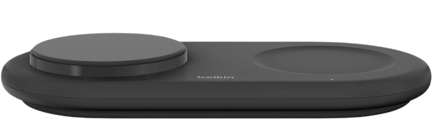 Belkin Pro Qi2 2-in-1 Trådlös laddare 15 W Svart