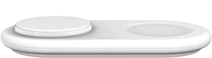 Belkin Pro Qi2 2-in-1 Trådlös laddare 15 W Vit