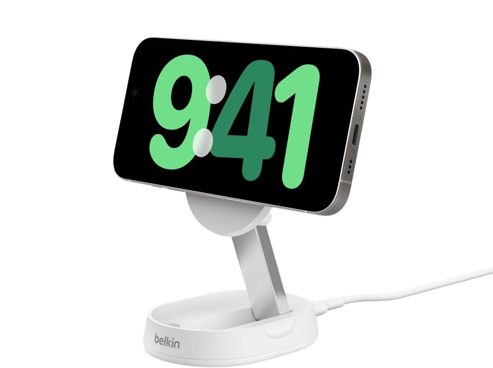 Belkin Pro Qi2 Trådlös justerbar15 W Vit