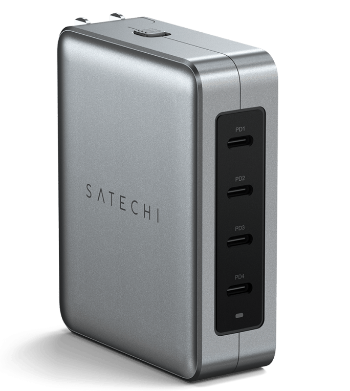 Satechi Reseladdare GaN USB-C 145W 4 uttag