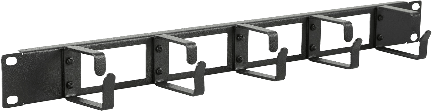 Lanview by Logon Kabelhållare med hål 1U 19"