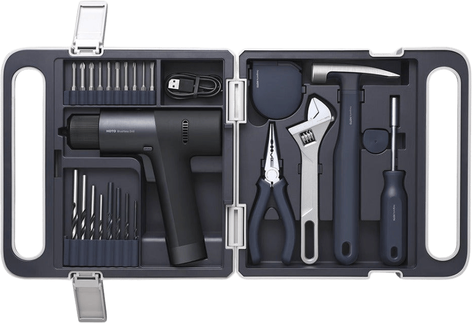 HOTO 12V Brushless Drill Tool Set