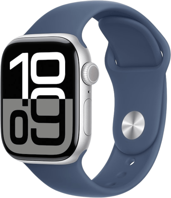 Apple Watch Series 10 (46mm) Aluminium Sport M/L Silver