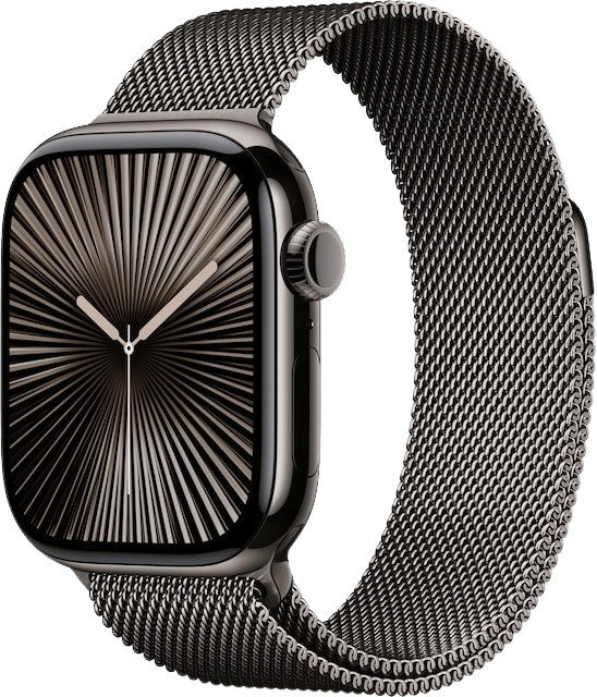 Watch Series 10 (42mm) Titan Milanesisk Loop Skiffer
