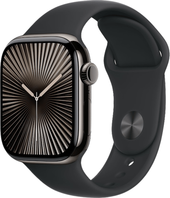 Apple Watch Series 10 (46mm) Titan Sport M/L Skiffer LTE