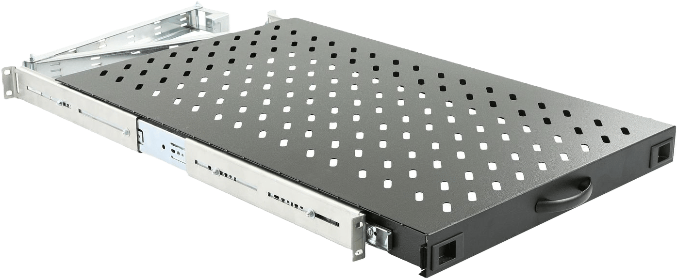 Lanview by Logon Utdragbar Rackhylla 1000mm 1U 19"