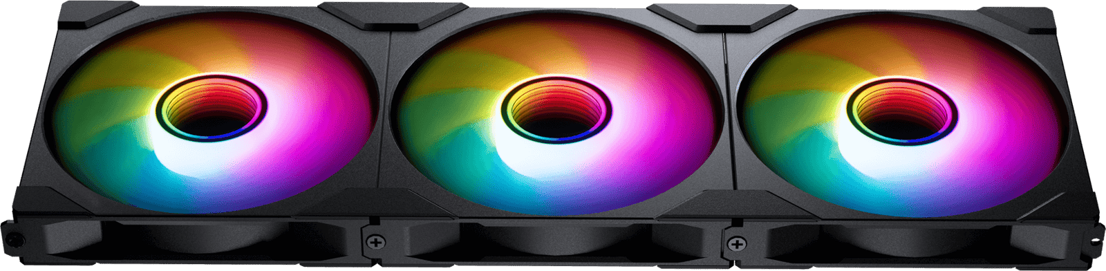 Phanteks M25-140 G2 Reverse D-RGB Svart 3-Pack