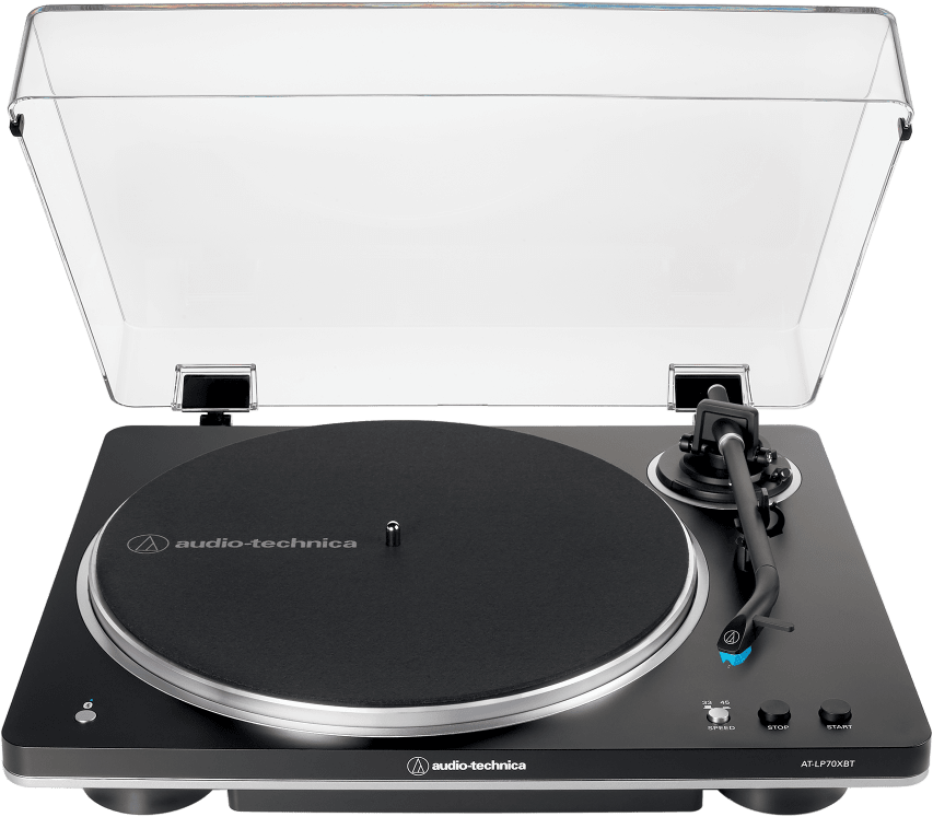 Audio-Technica AT-LP70XBTBS Skivspelare Svart / Silver