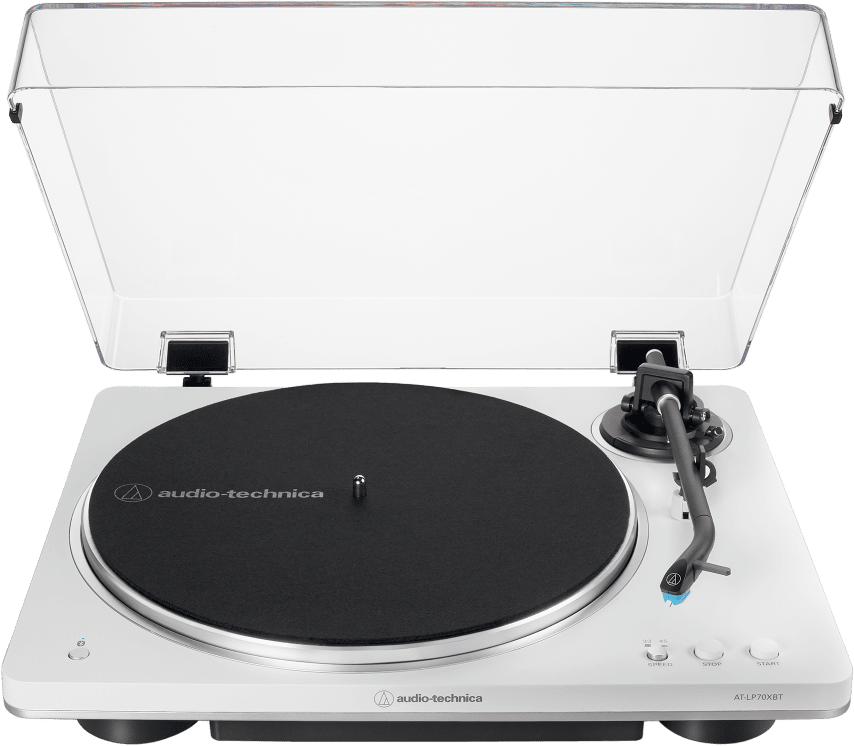 Audio-Technica AT-LP70XBT Skivspelare Vit / Silver