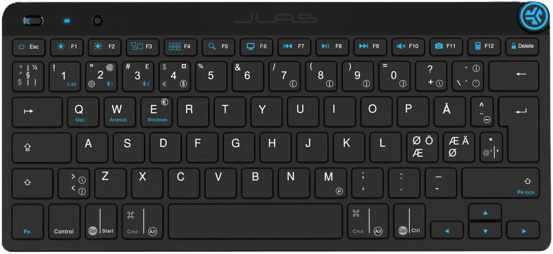 JLAB Go Tangentbord Svart