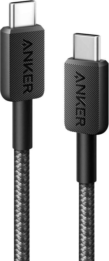 Anker 322 USB-C to C, 1.8m, Svart