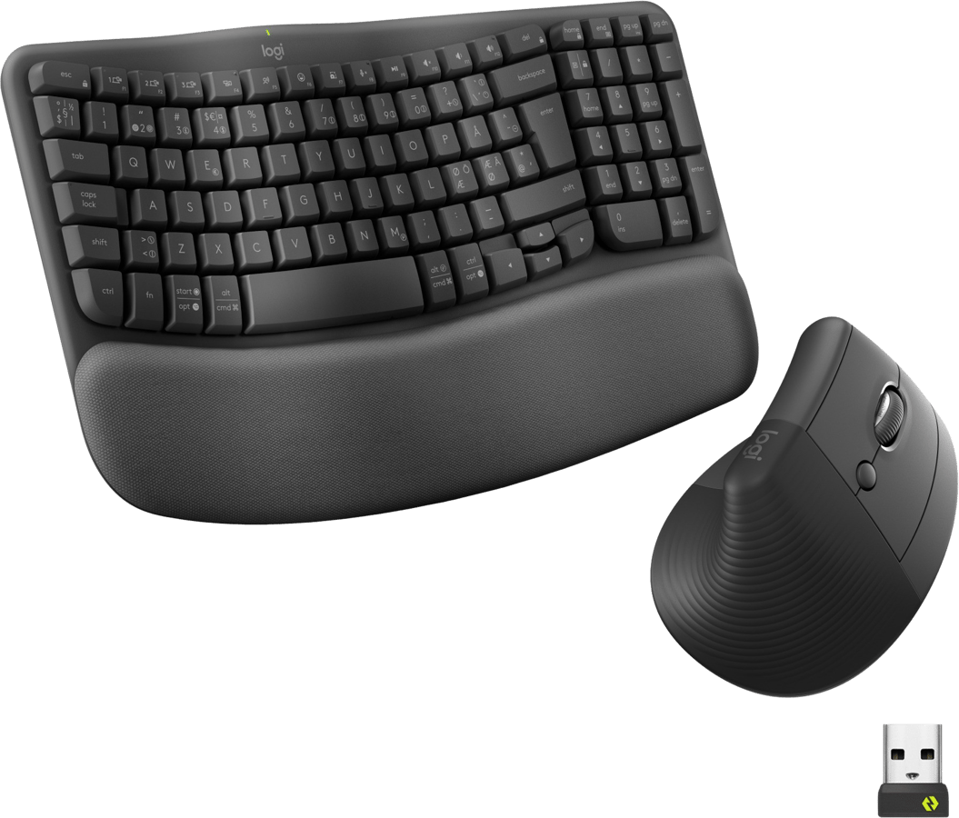 Logitech Wave Keys & Lift Combo - Graphite