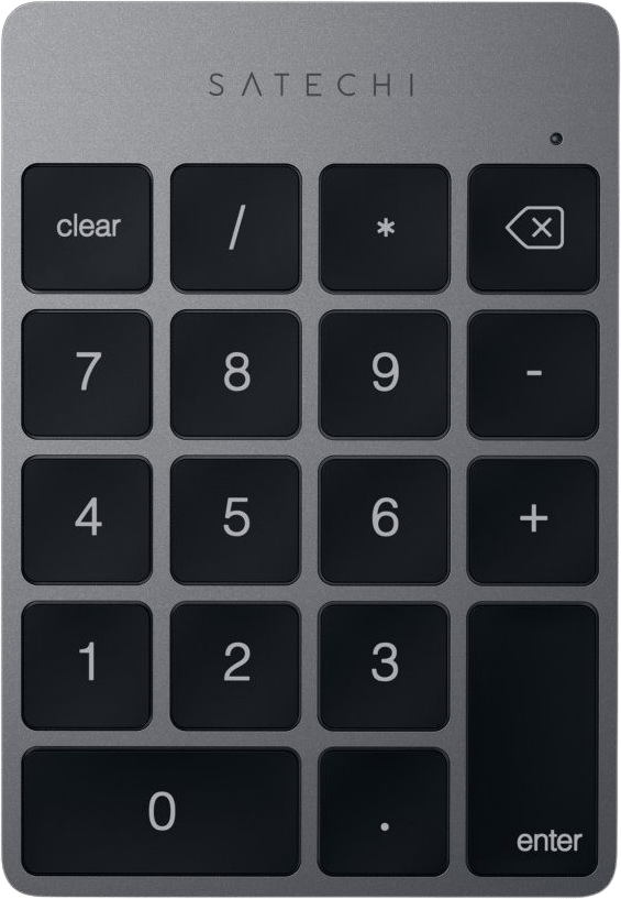 Satechi Slim Wireless Keypad - Rymdgrå