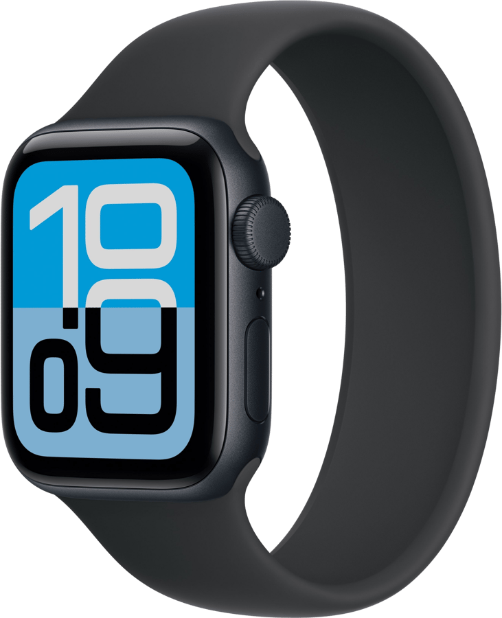 Apple Watch SE 3 (40mm) Aluminium Sport S/M eSIM Midnatt