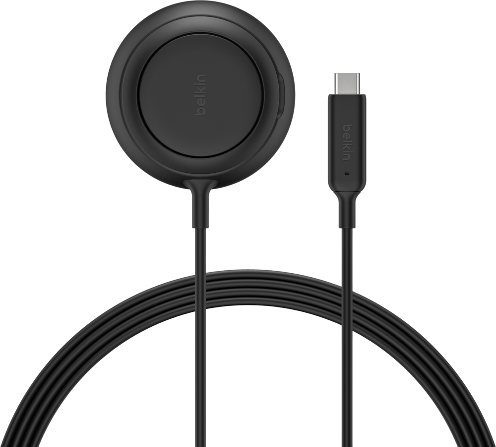 Belkin UltraCharge 25W Qi2 Laddplatta med stativ - Svart