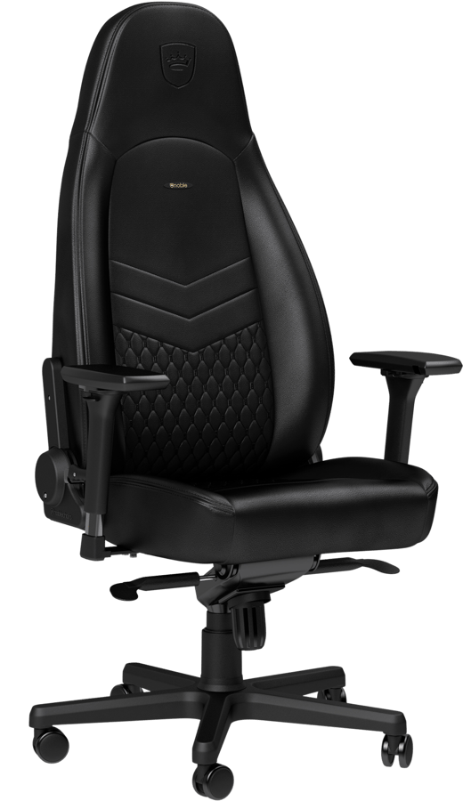 noblechairs ICON Äkta Läder Svart