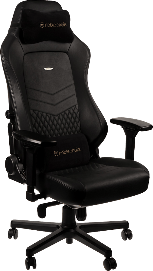 noblechairs HERO Äkta Läder Svart
