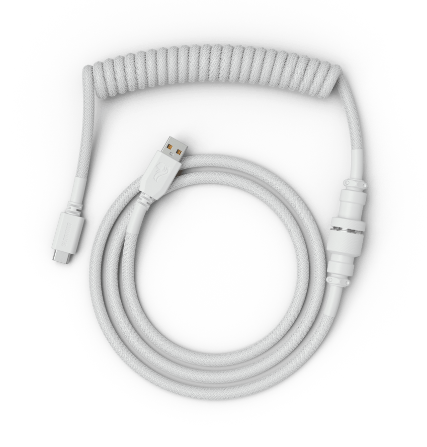 Glorious Coil Cable White