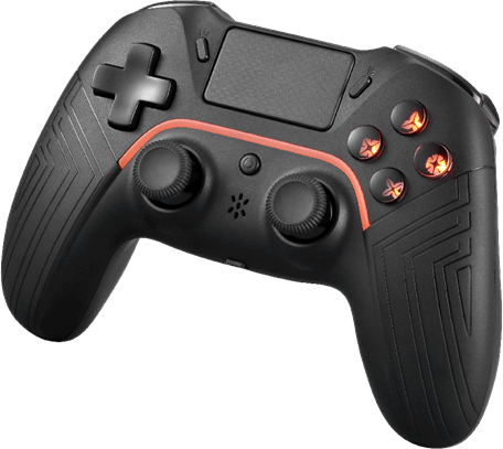 DELTACO Gaming PS4/PC-kontroller Svart