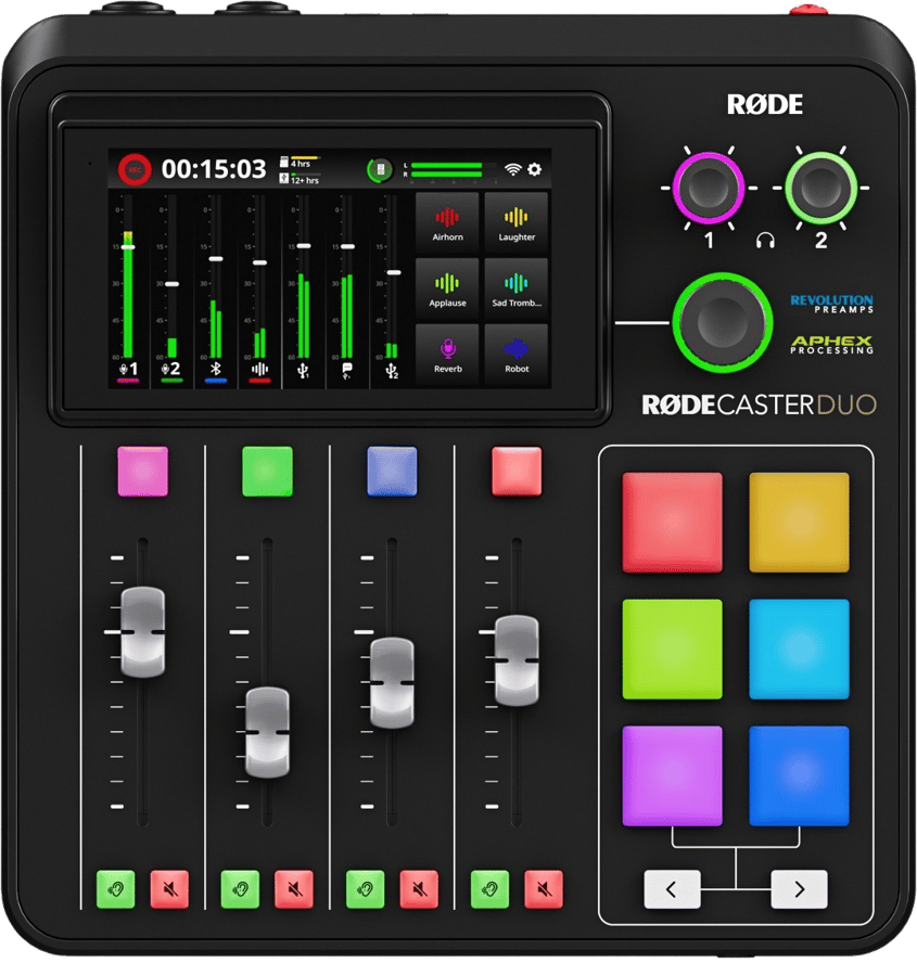 RØDECaster DUO Svart