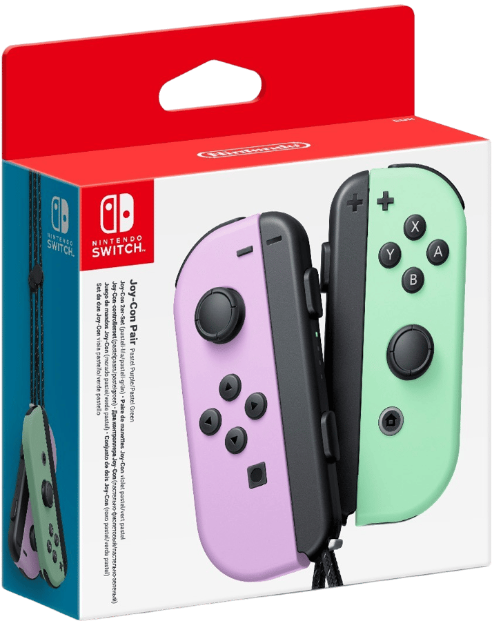 Nintendo Joy-Con Controllers Pair Pastell Lila/Grön