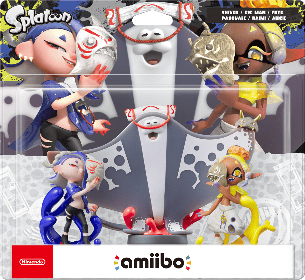 amiibo Splatoon Collection - Shiver, Big Man & Frye