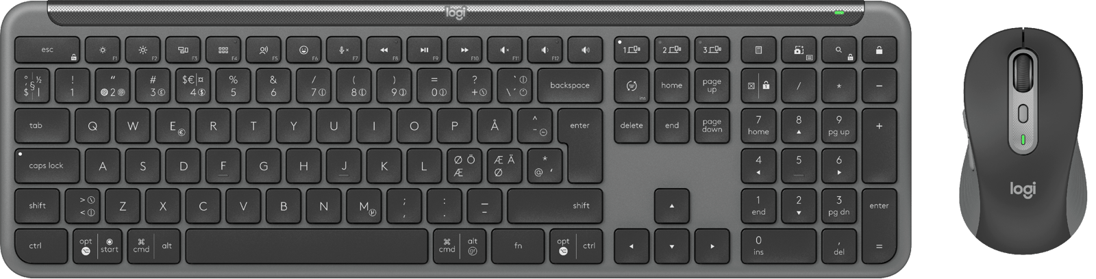 Logitech Signature Slim Combo MK950- Graphite