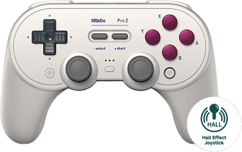8Bitdo Pro2 G Classic Trådlös - Hall effect