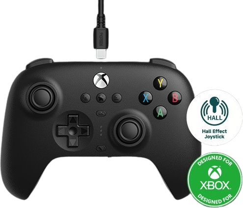 8bitdo Ultimate Pad Svart - Xbox & PC Hall effect