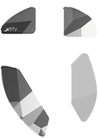 Xtrfy M4 Glass skates Vit
