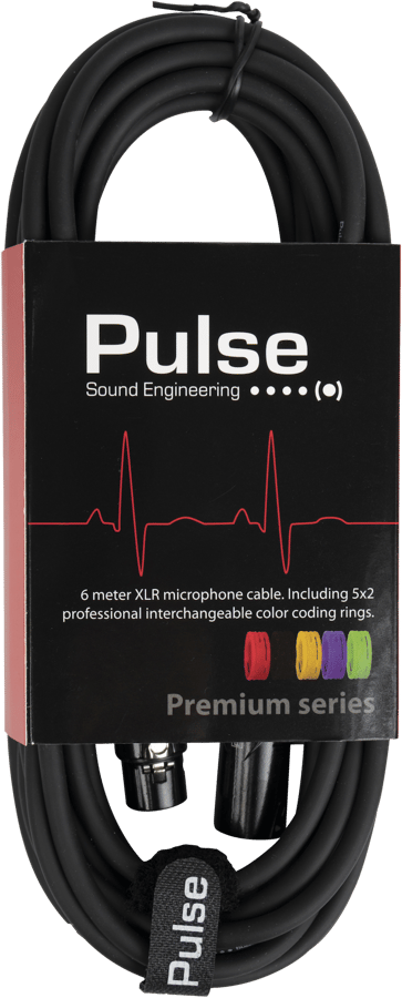 Pulse Mikrofonkabel 6m XLR/XLR