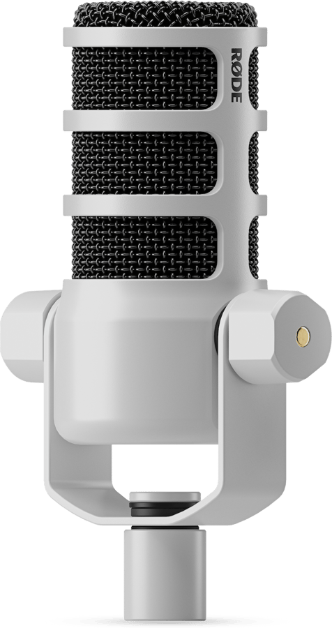 RØDE Mikrofon PodMic Vit XLR