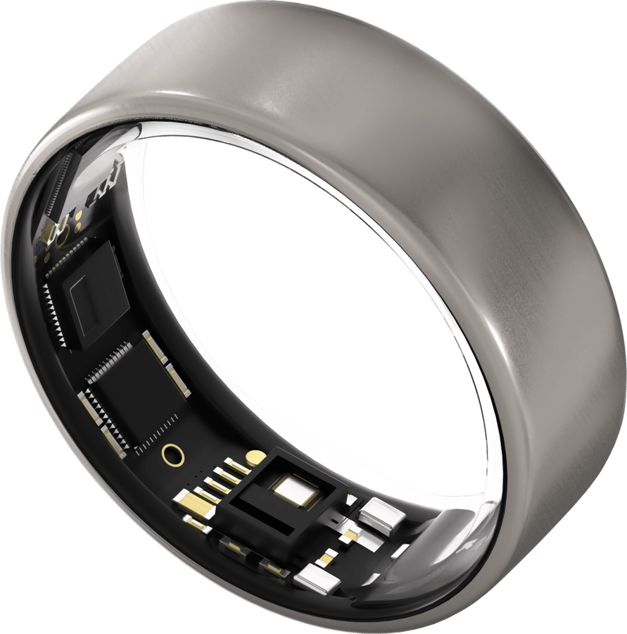 Ultrahuman Ring AIR (Size 12) Raw Titanium