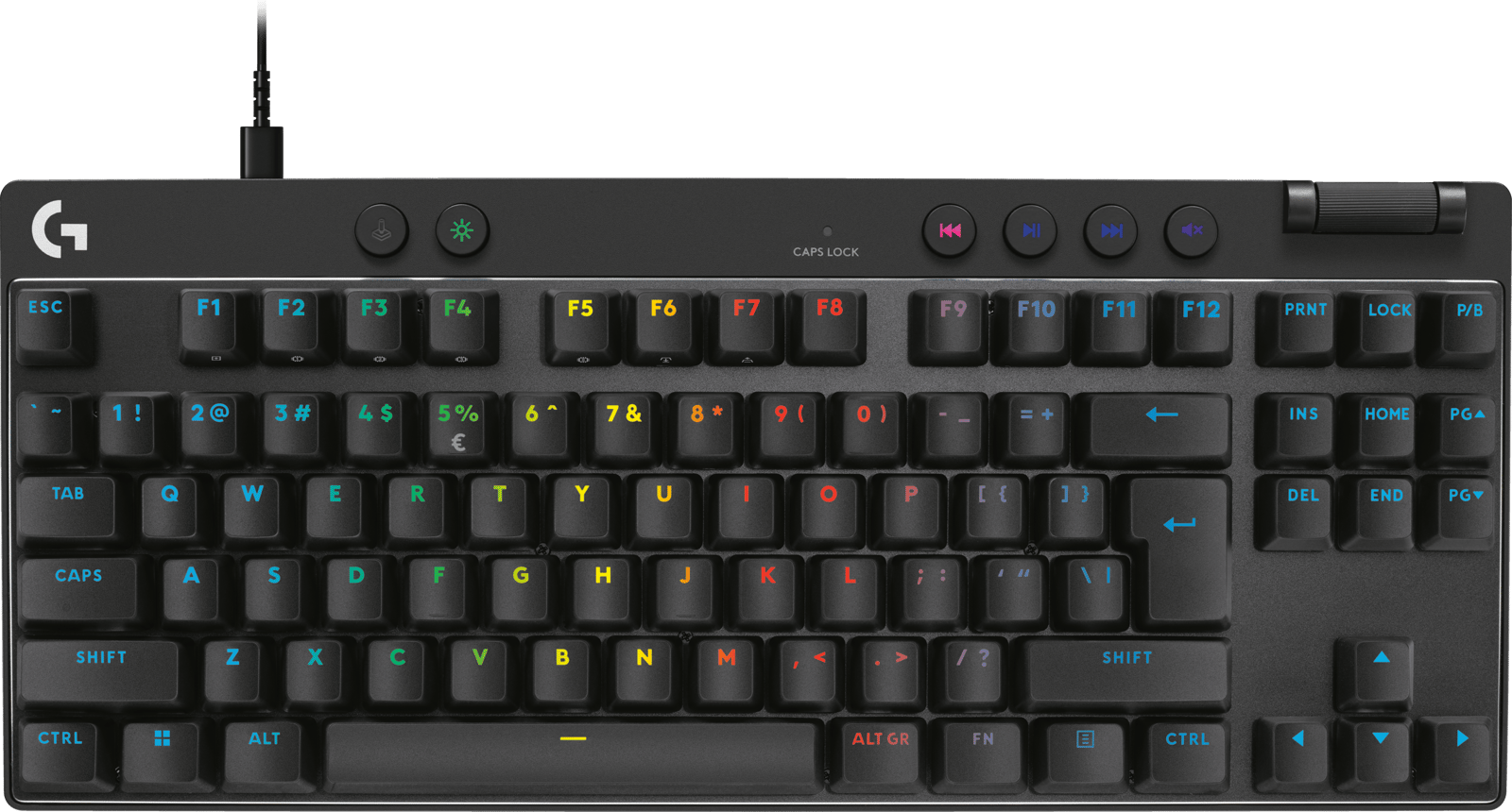 Logitech G X TKL Rapid - Svart