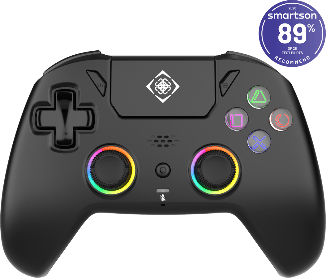 DELTACO Gaming PS5-kontroller Svart