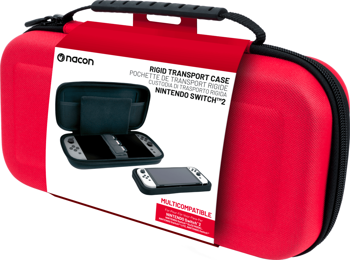 Nacon Switch 2 Förvaringsfodral Röd
