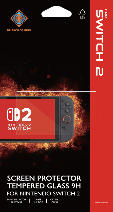 DELTACO GAMING Switch 2 Skärmskydd