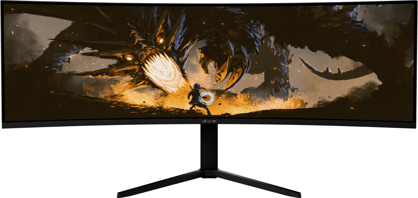 Arozzi Nova 49" Curved Black VA DQHD (1500R) 165Hz